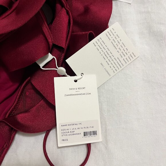 Zimmermann Amari Waterfall one-piece swimsuit - Picture 6 of 7